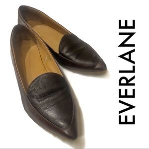 Everlane 8 1/2 Two Tone Pointed Toe Loafer Flats